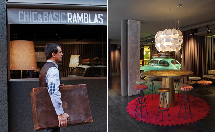 “El chic&basic Ramblas es un hotel ubicado en el centro de Barcelona, a media cuadra de La Rambla.”