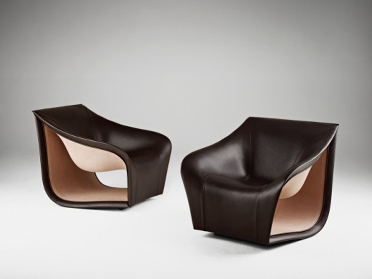 "El estudio del diseñador británico Alex Hull presenta la silla Split."