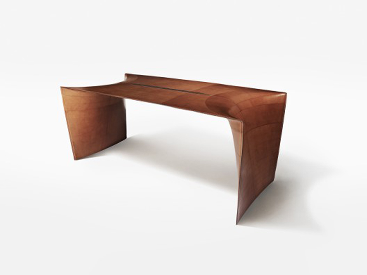 “El estudio del diseñador británico Alex Hull presenta la silla Split.”