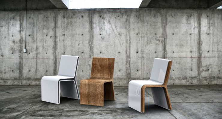 “El concepto de esta silla creada por el diseñador industrial Alberto Villarreal, está inspirado en el espacio vacío generado por los objetos.”