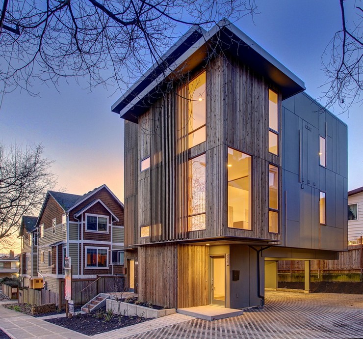 "El proyectos de arquitectura Ballard Aperture House. Uno de los mejores proyectos de aqrutectura sostenible."