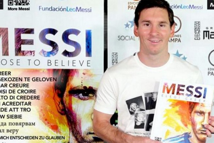 "'Elegí Creer' Incluye más de 300 fotografías del futbolista argentino y las ganancias que genere el libro serán destinadas a la Fundación Leo Messi"