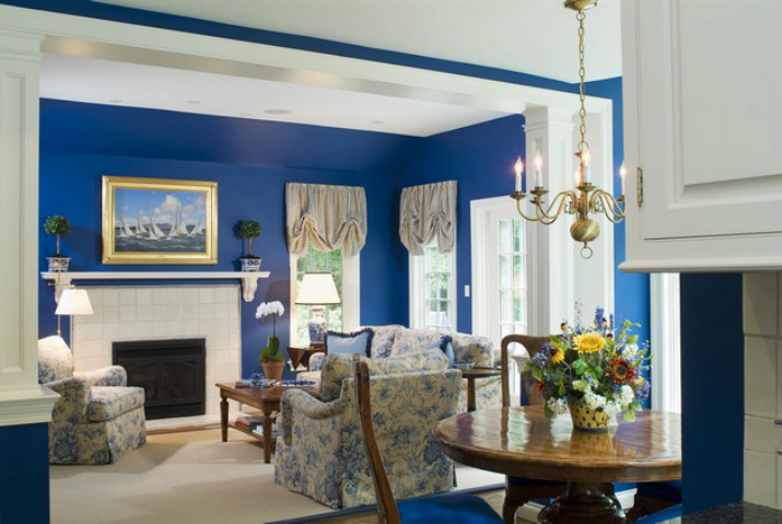 Las mejores decoraciones en azul para tu sala de estar